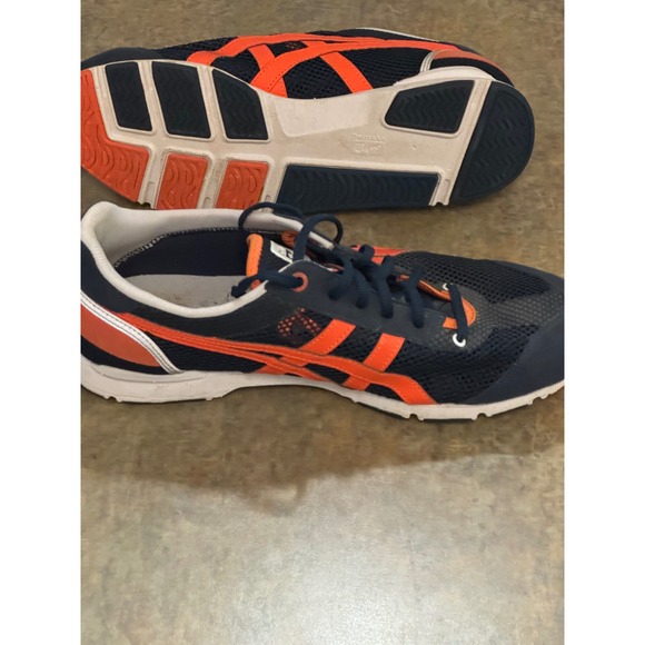 Onitsuka Tiger Metro Nomad Shoes Mens 10.5 Navy/Orange Sneakers Running Athletic - Picture 2 of 14